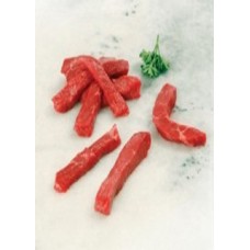 VACUNO BILBAO SOBRECOSTILLA CORTE TIRAS - JULIANA . 7 X 3 CM. CONGELADA 1 KG