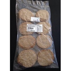 HAMBURGUESA ALDIS VACUNO 120 GR, BOLSA 16 UNIDADES CAJA DE 9 BOLSAS